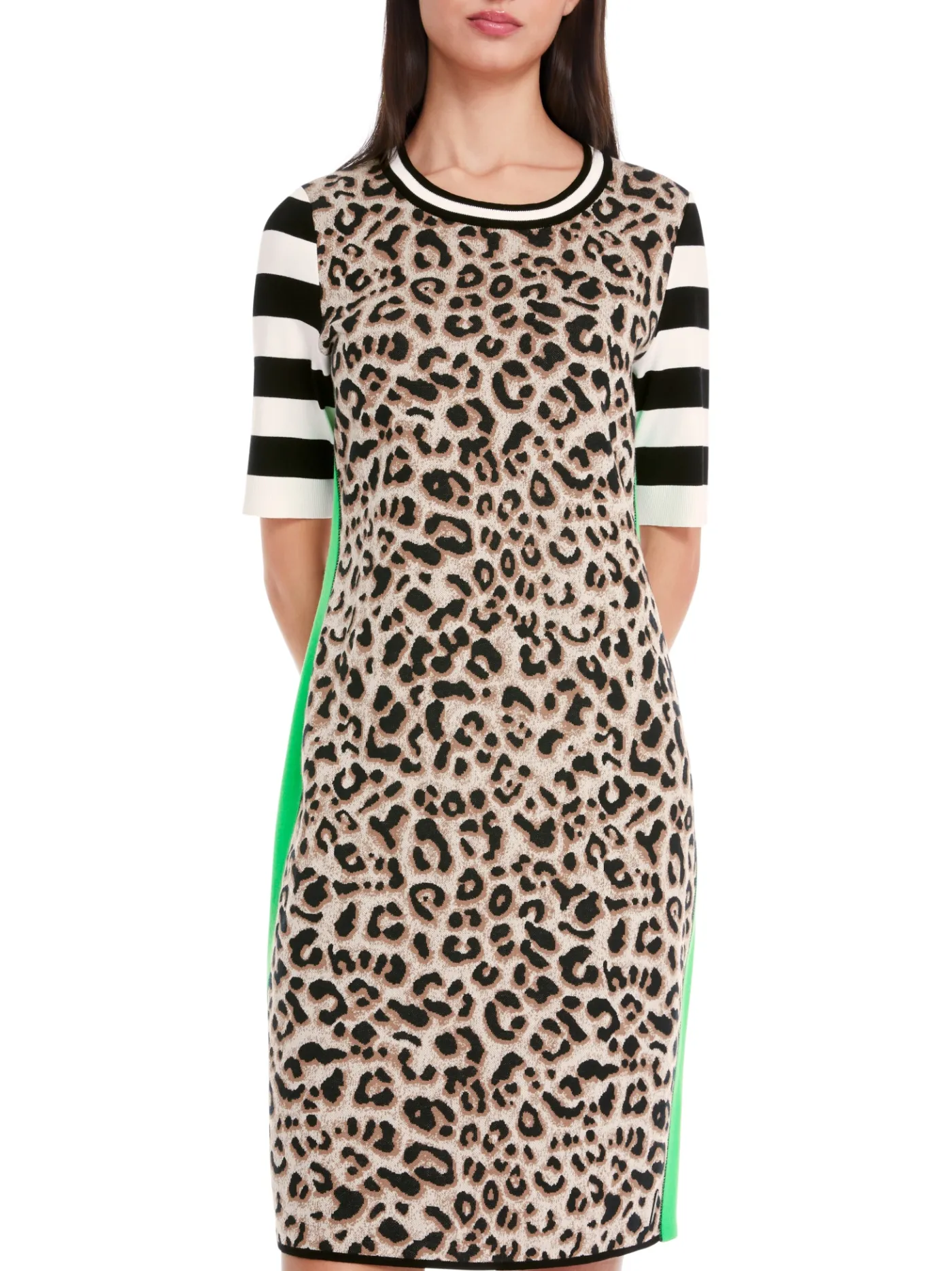 Kleid in Mustermix