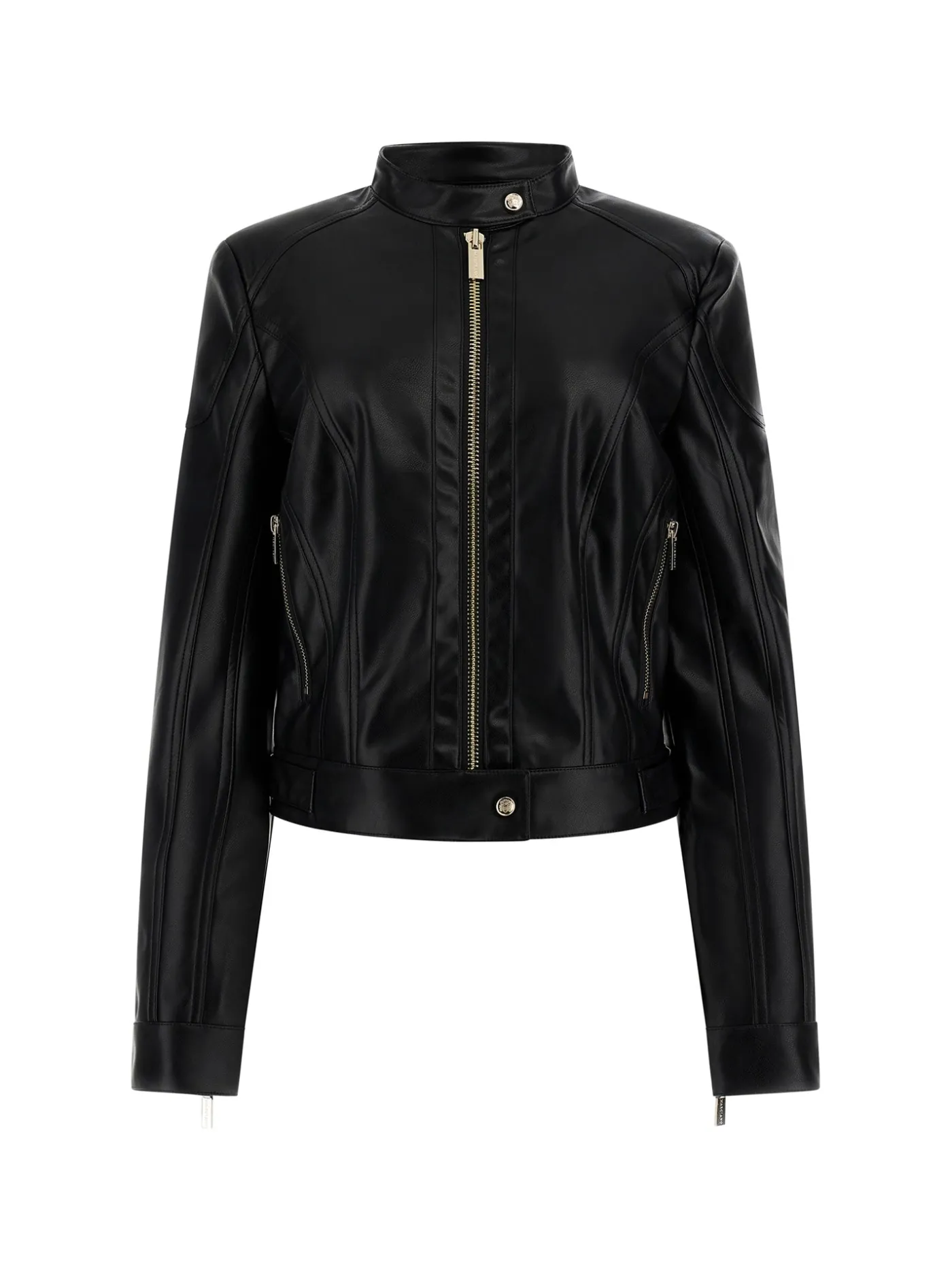 Kunstleder-Bikerjacke