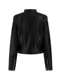 Kunstleder-Bikerjacke