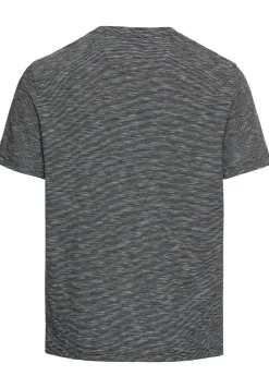 Kurzarm Henley aus reiner Baumwolle