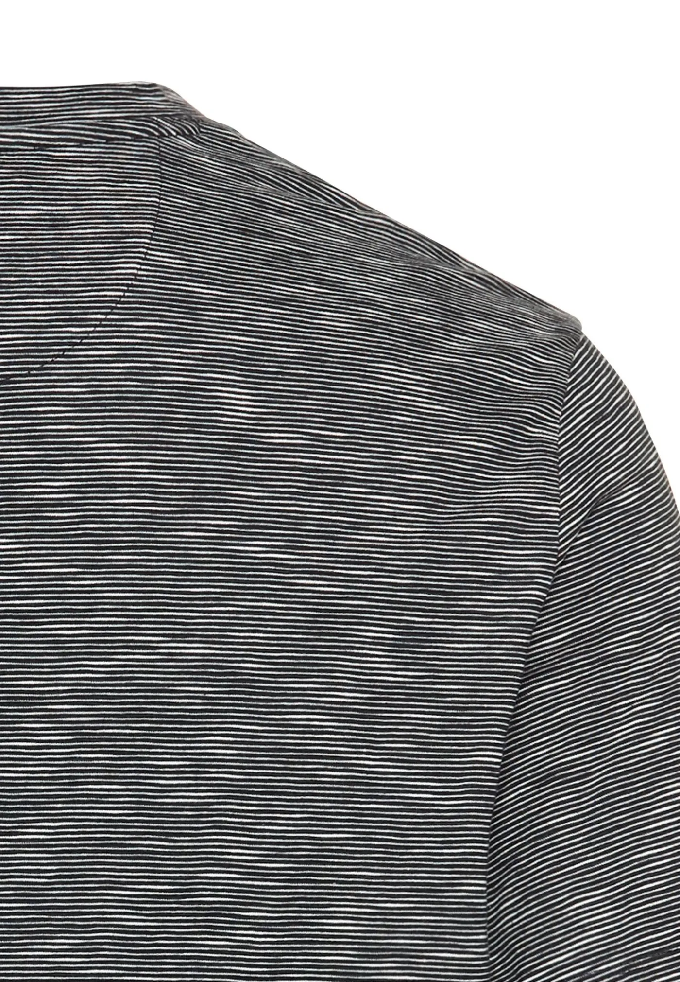 Kurzarm Henley aus reiner Baumwolle