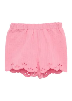 Kurze Hose im Loose Fit mit Stickerei