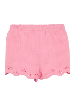 Kurze Hose im Loose Fit mit Stickerei