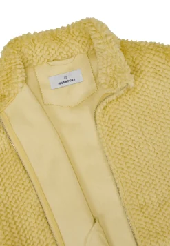 Kurze Cape-Weste in Fake Pelz