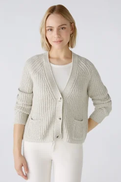 LAFONYA Strickjacke Baumwollmischung