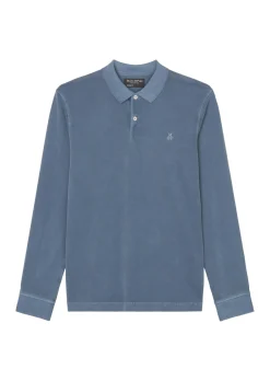 Langarm Poloshirt