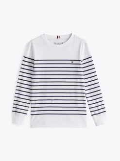 Langarmshirt mit Streifen