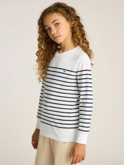 Langarmshirt mit Streifen
