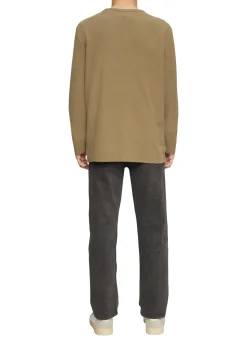 Langarmshirt mit Waffelstruktur