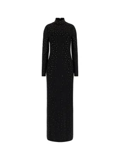 Langes Strass-Kleid