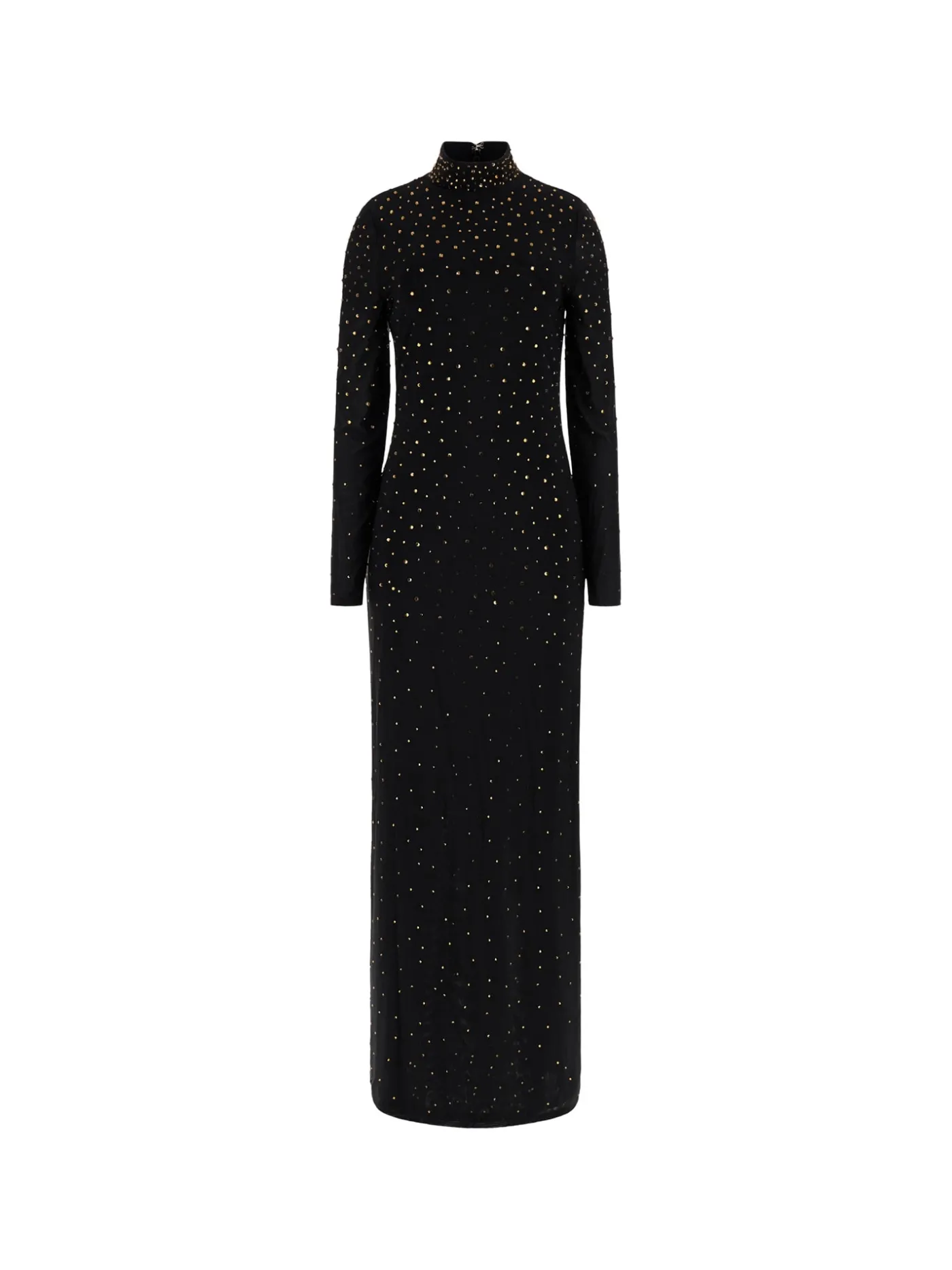 Langes Strass-Kleid