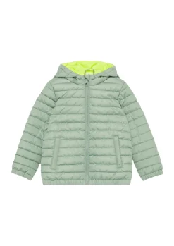 Leicht wärmende Steppjacke mit dekorativem Reflektor-Detail