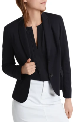 Leichter Blazer aus feinem Jersey