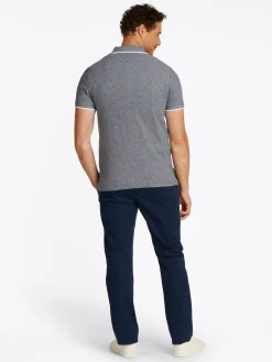 Leinenmix Poloshirt