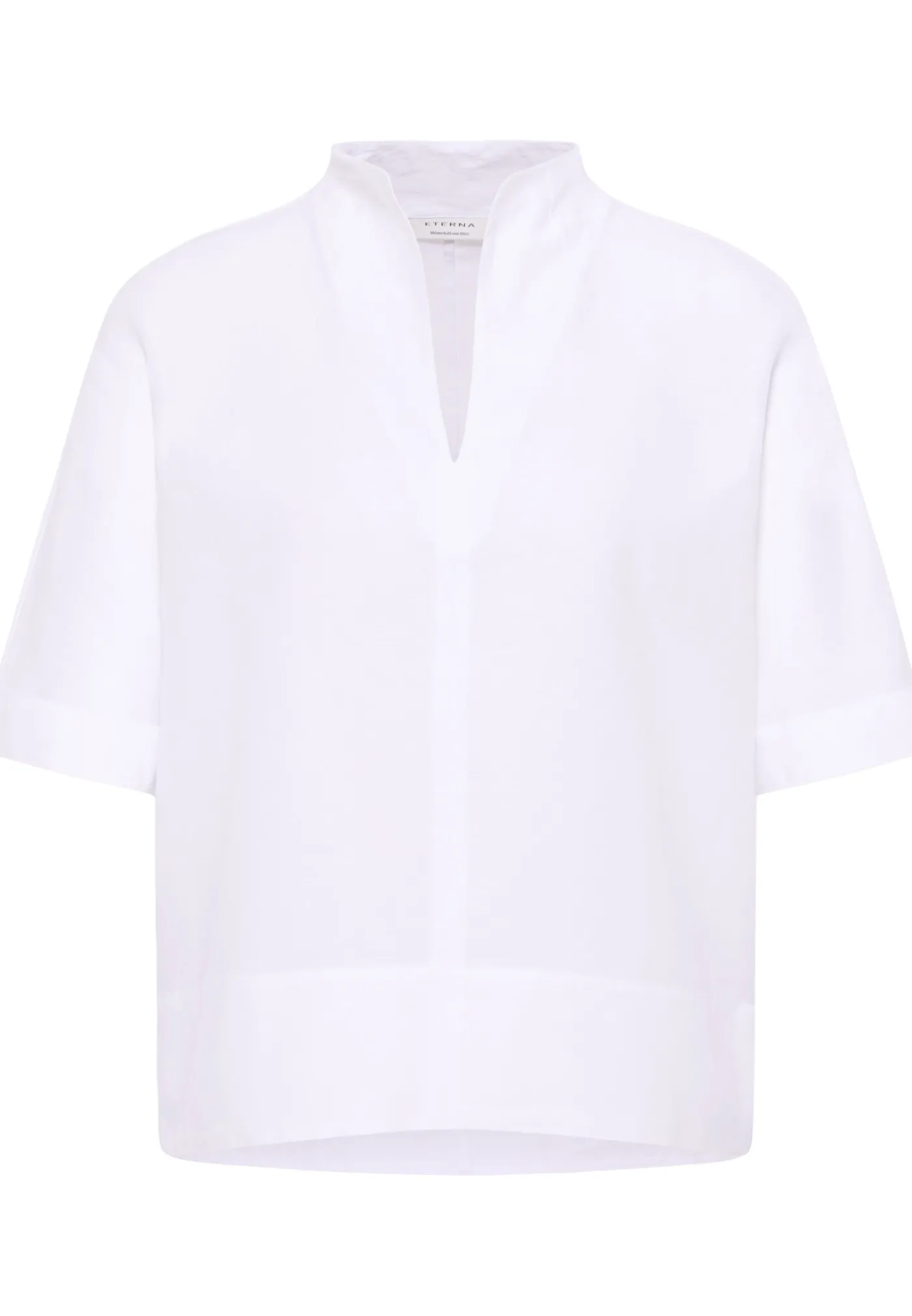 Linen Shirt Bluse Leinen Kurzarm