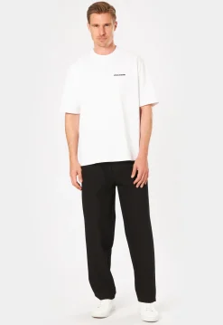 LOGO OVERSIZED TEE WHITE BLACK GUM