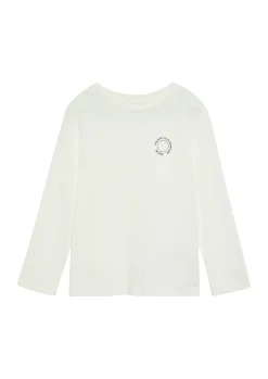 Longsleeve aus Baumwolle mit kleinem Print-Detail