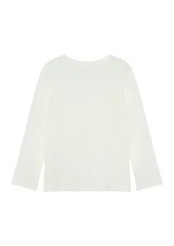 Longsleeve aus Baumwolle mit kleinem Print-Detail