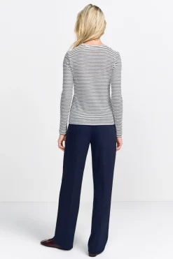 Longsleeve mit Glanzgarn