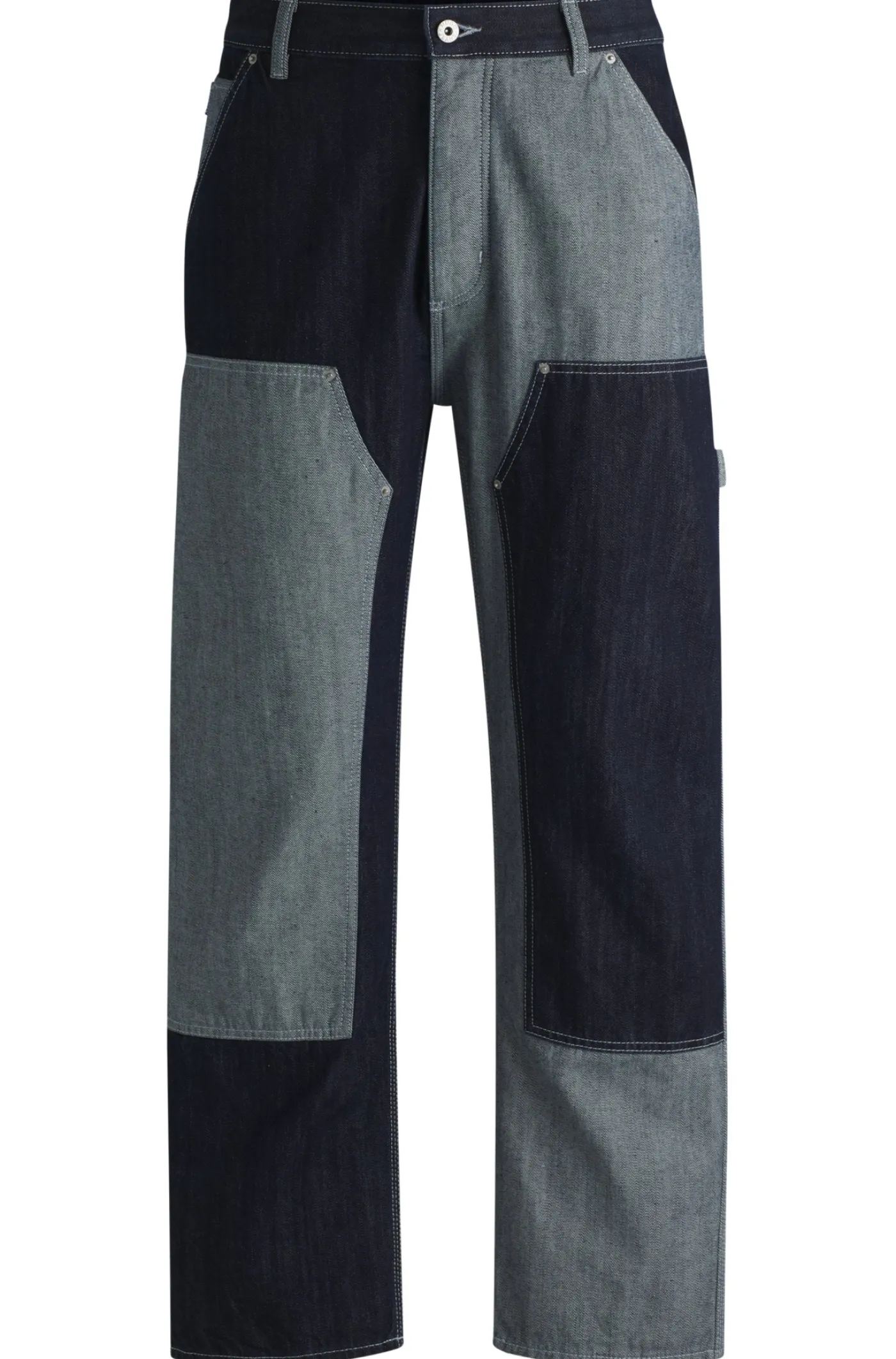 Loose-Fit Jeans aus Denim-Mix
