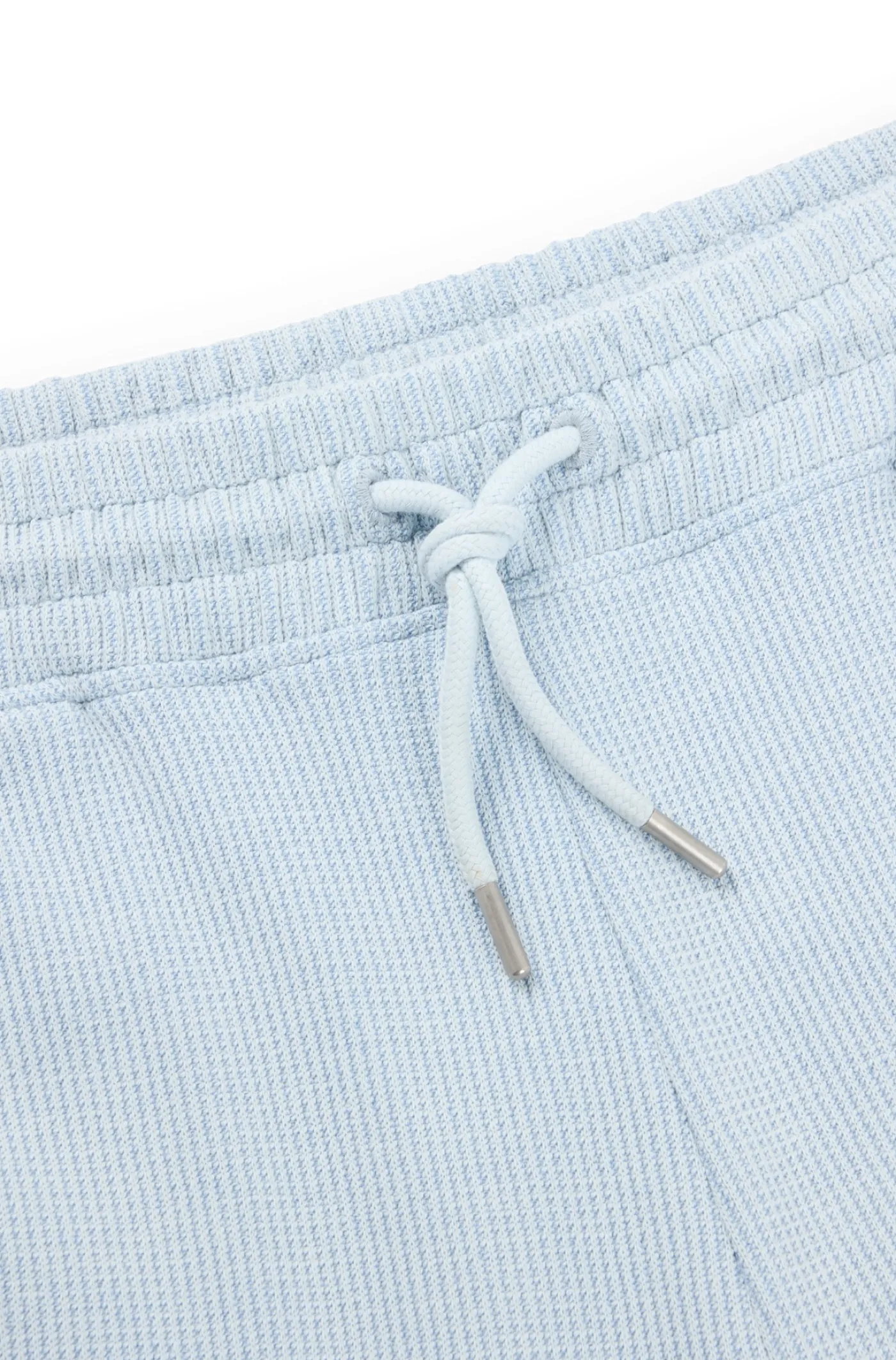 Loose-Fit Shorts aus Baumwoll-Mix mit Waffelstruktur