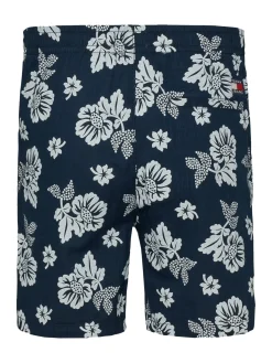 Loose Fit Shorts mit Blumen-Print