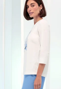 Lässiges Print-Shirt mit 3/4 Ärmel