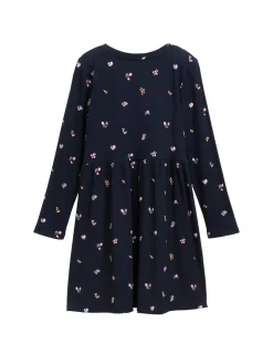 Midi-Kleid mit Muster