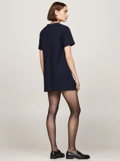 Mini-Etuikleid aus Tweed in A-Linie