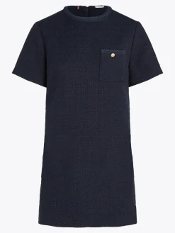 Mini-Etuikleid aus Tweed in A-Linie