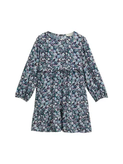 Mini-Kleid mit Blumenmuster
