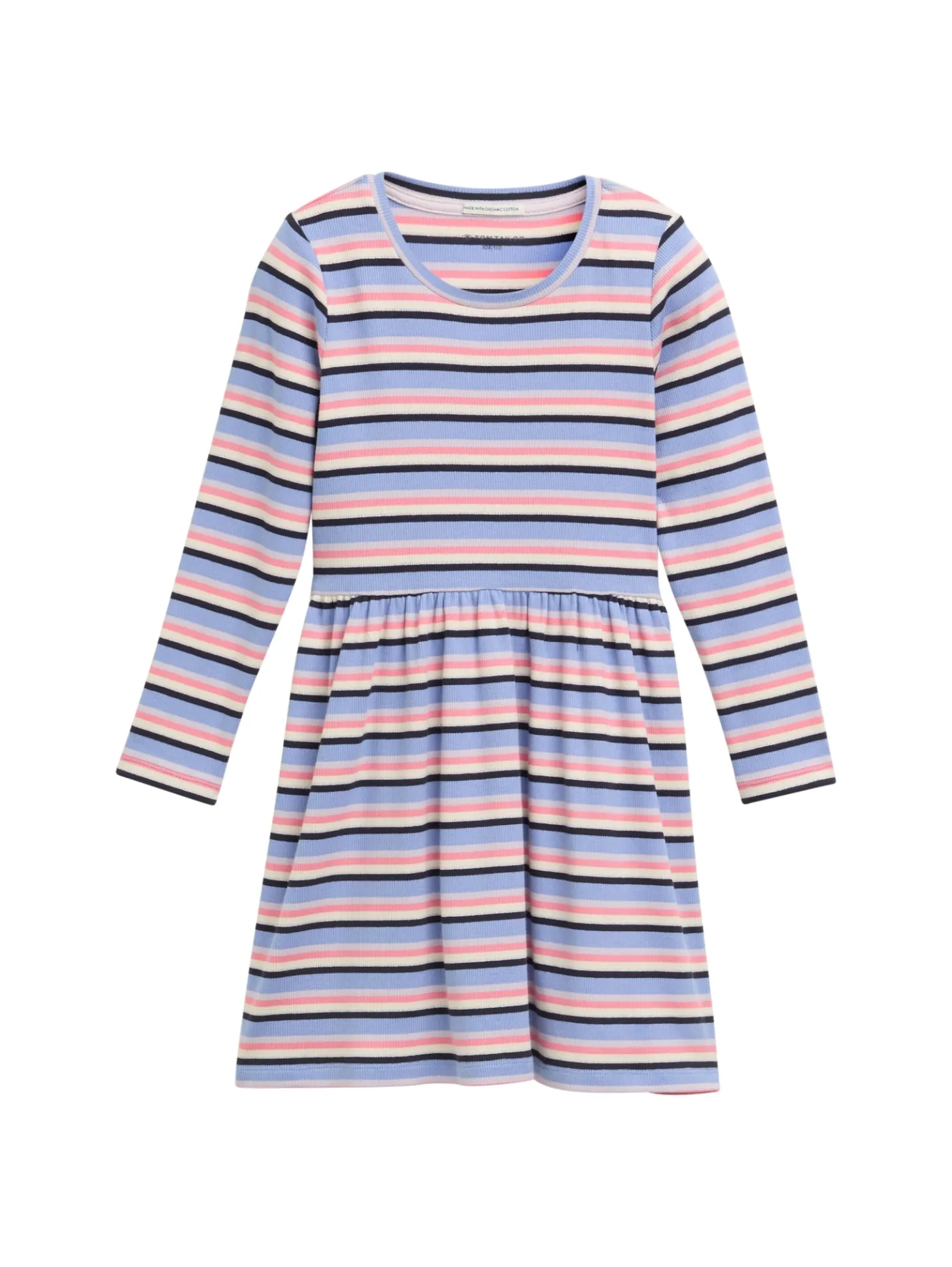 Mini-Kleid mit Streifenmuster