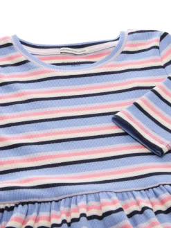 Mini-Kleid mit Streifenmuster