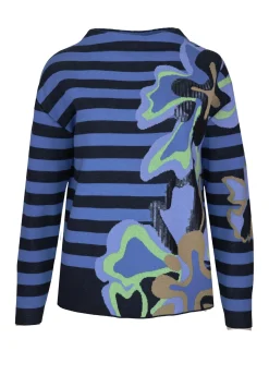 Moderner Strickpullover in Jacquard-Optik