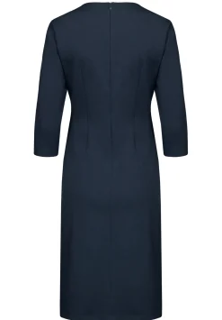 Modernes Jerseykleid mit Rundhalsausschnitt