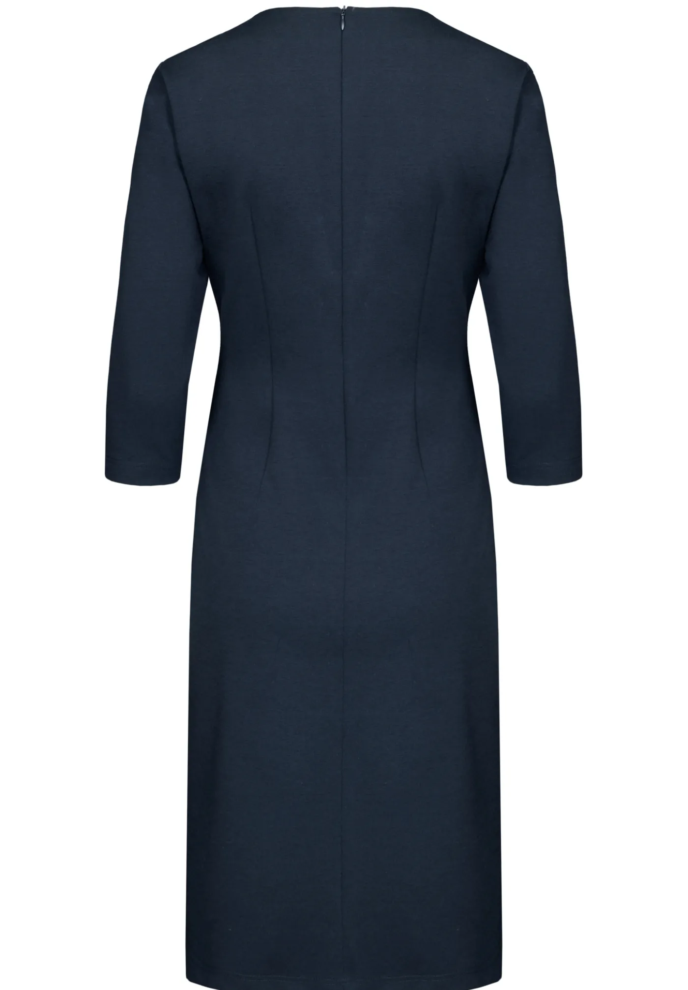 Modernes Jerseykleid mit Rundhalsausschnitt