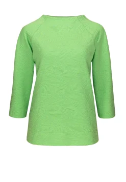Modernes Rundhalsshirt mit 3/4 Arm