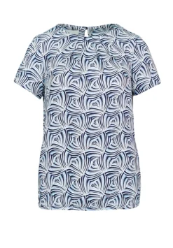 Modische Druckbluse