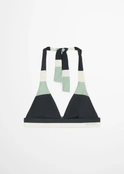 Neckholder-Bikini-Top aus recyceltem Material