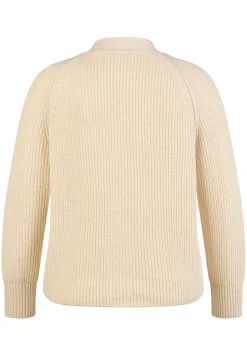 Offener Strick-Cardigan mit Perfangstruktur