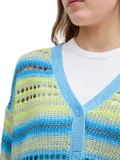 Offen gestrickter Cardigan