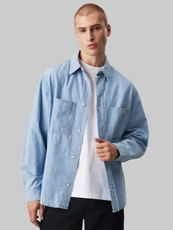 Overshirt im Denim Look