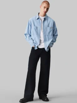 Overshirt im Denim Look
