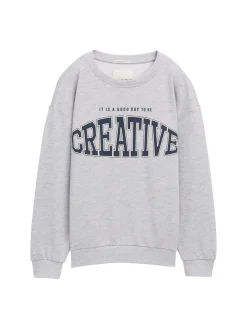 Oversize Sweatshirt mit Print