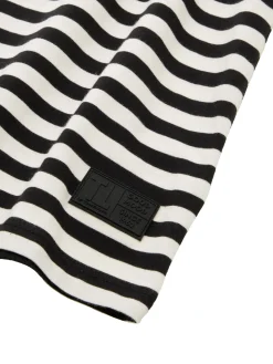 Oversize T-Shirt mit Streifenmuster