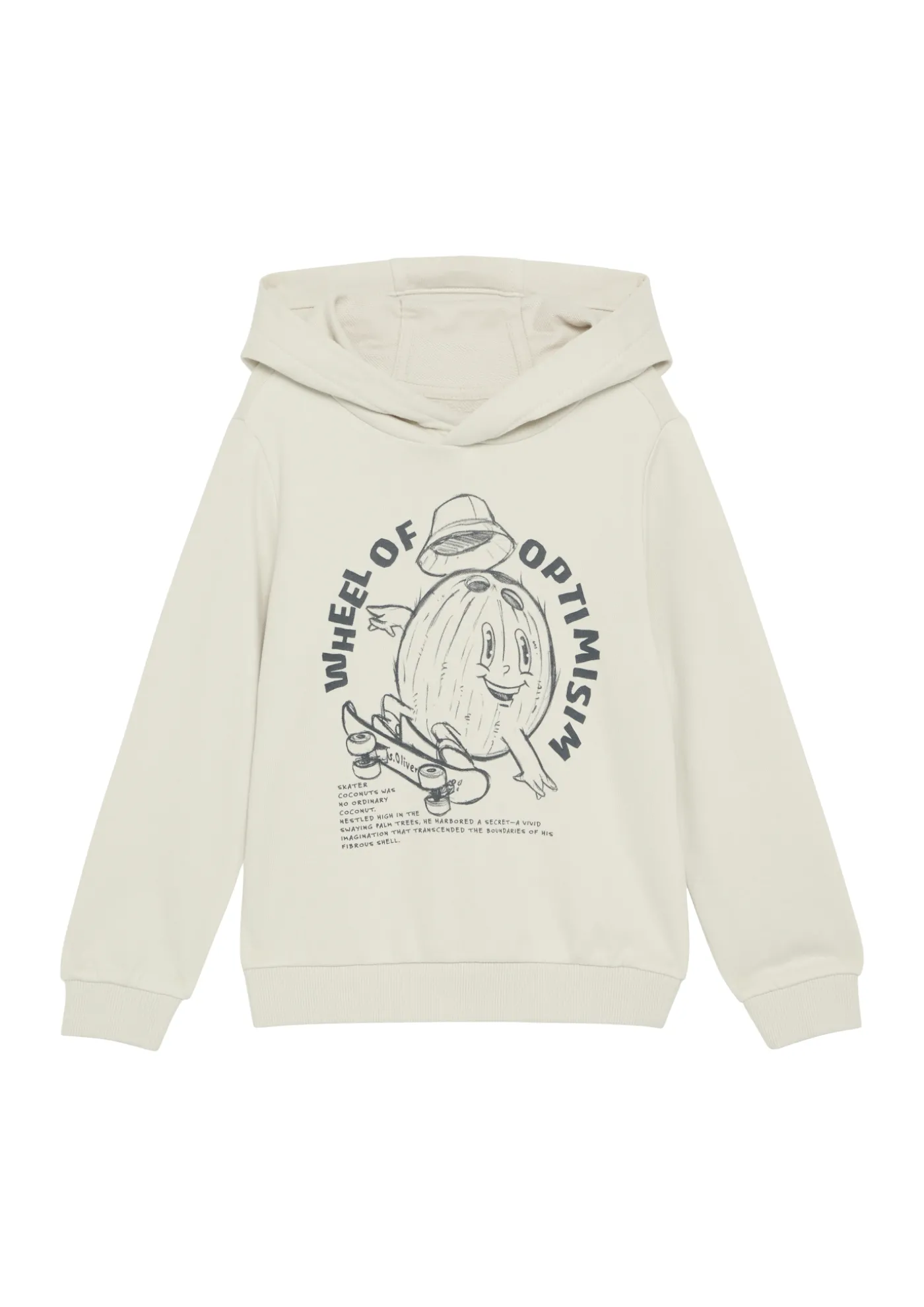 Oversized Hoodie mit Frontprint
