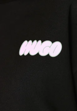 Oversized Hoodie aus Baumwoll-Terry mit verspieltem Slogan