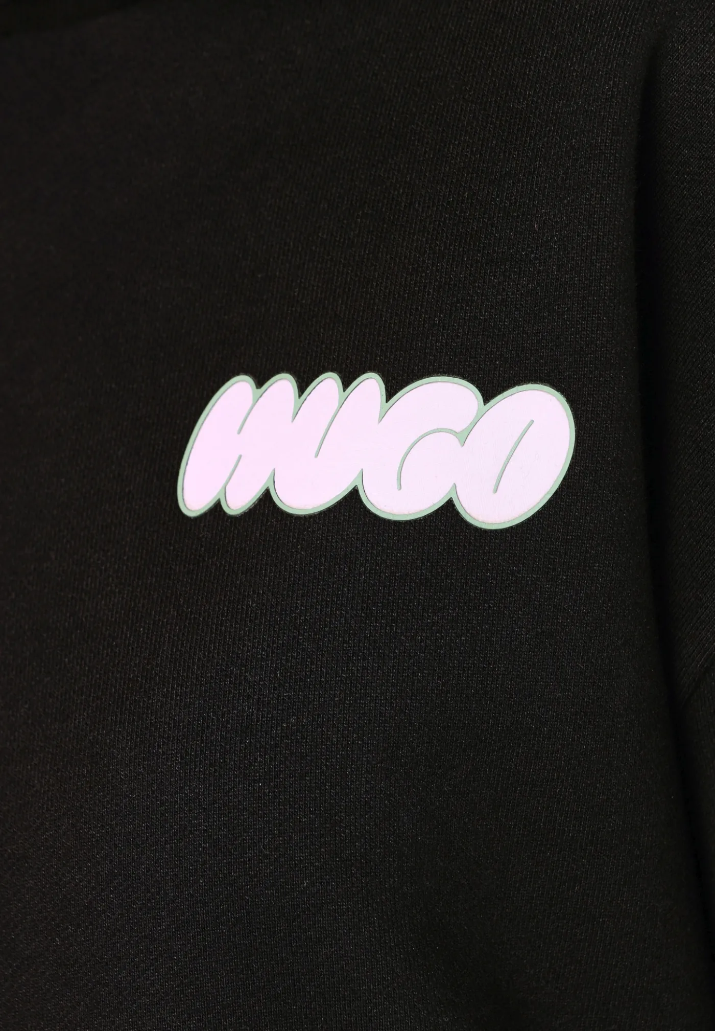Oversized Hoodie aus Baumwoll-Terry mit verspieltem Slogan