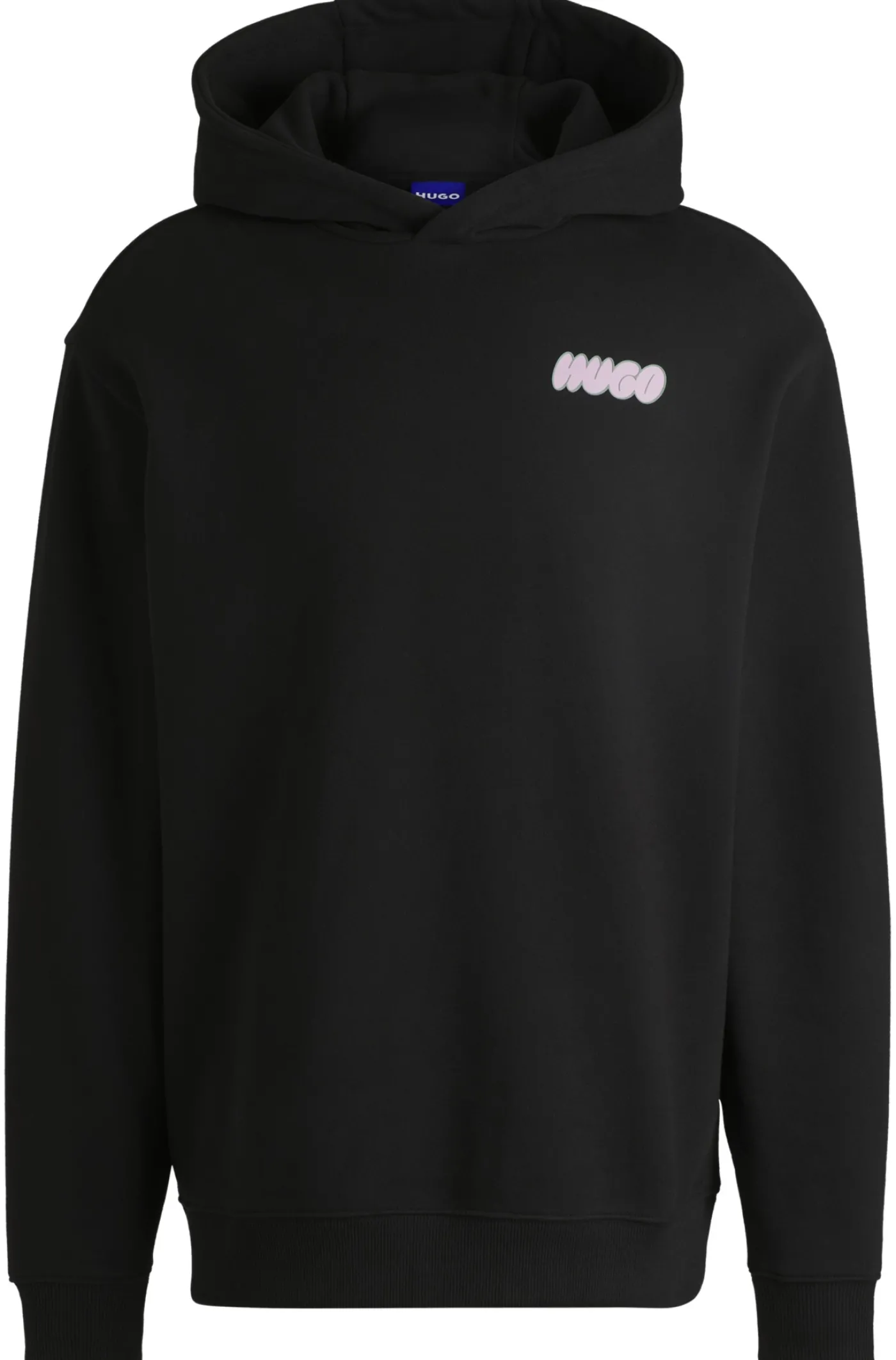 Oversized Hoodie aus Baumwoll-Terry mit verspieltem Slogan