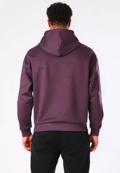 Oversized Hoodie aus Baumwoll-Terry mit tonalem Logo